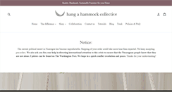 Desktop Screenshot of hangahammockcollective.com